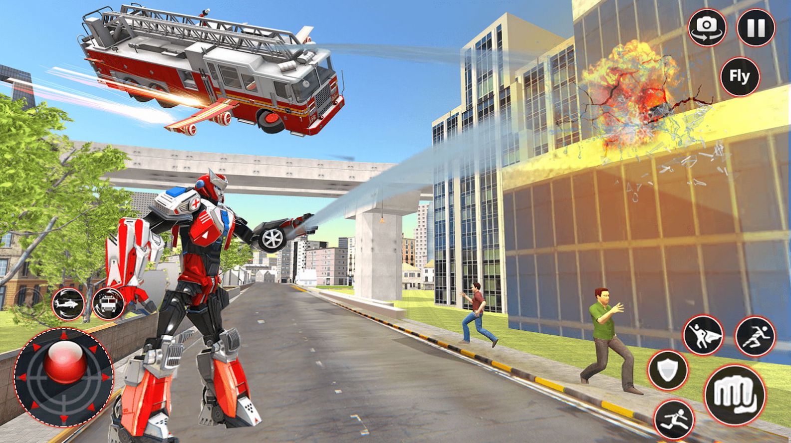 飞行消防员机器人游戏最新手机版图2: