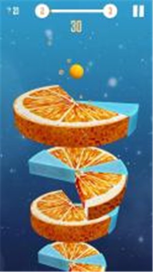 螺旋水果跳跃游戏手机版（Helix Fruit Jump）图2: