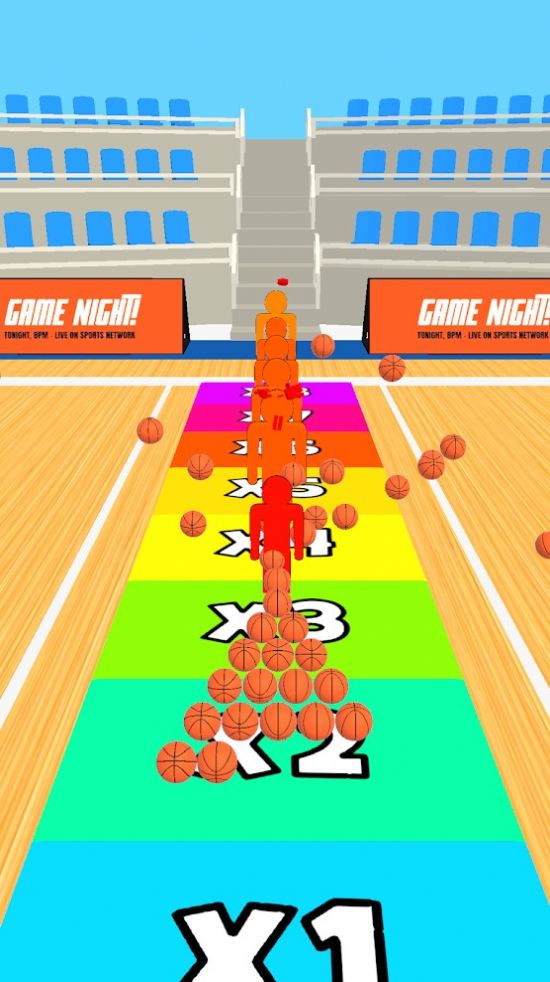 篮球障碍赛游戏安卓版（Basketball Hoops）图2: