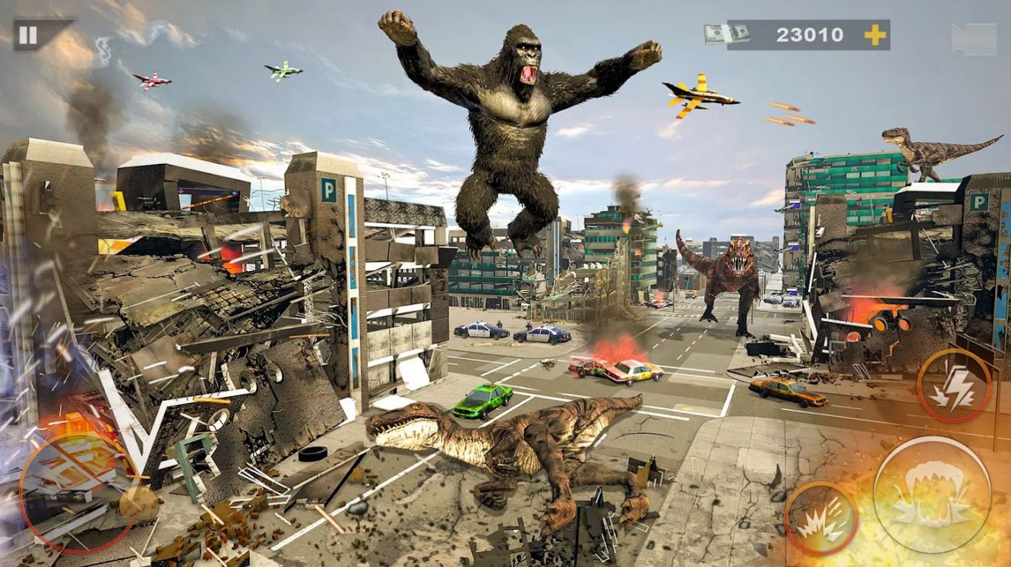 大猩猩恐龙袭击游戏安卓版图1: