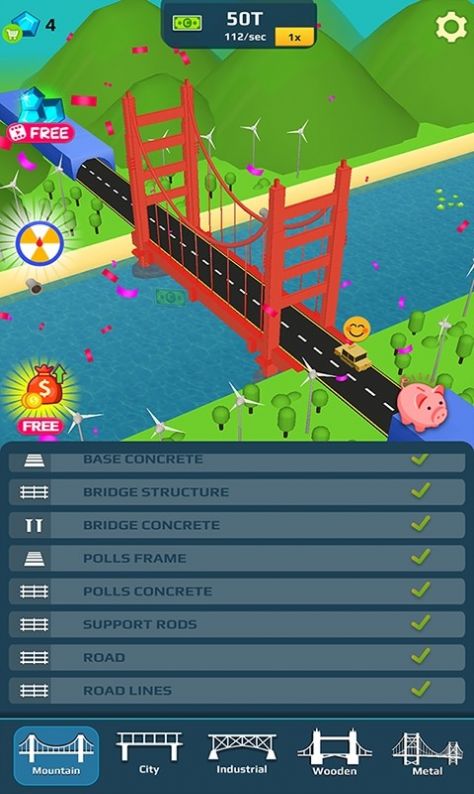 空闲桥设计游戏图1