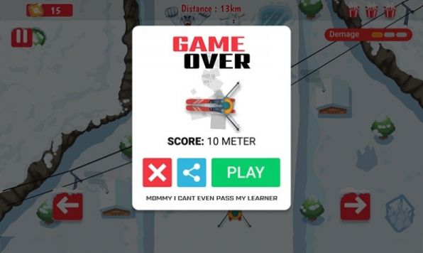雪橇上的滑雪大师游戏安卓手机版图3: