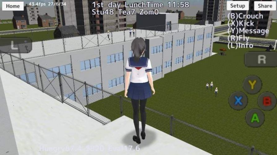 樱花学园校园模拟器无广告中文安卓版2021图3: