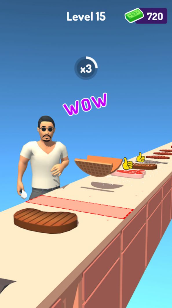 撒盐哥的美食挑战游戏最新手机版图1: