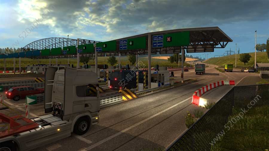 摸摸鱼欧洲卡车模拟器2游戏手机版图1: