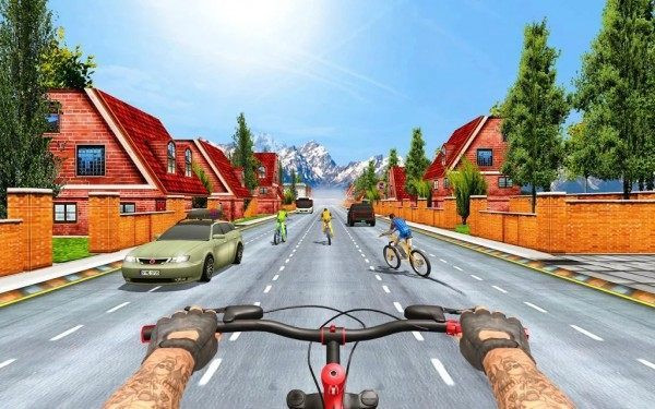 炫酷自行车赛车手3D游戏最新安卓版图1: