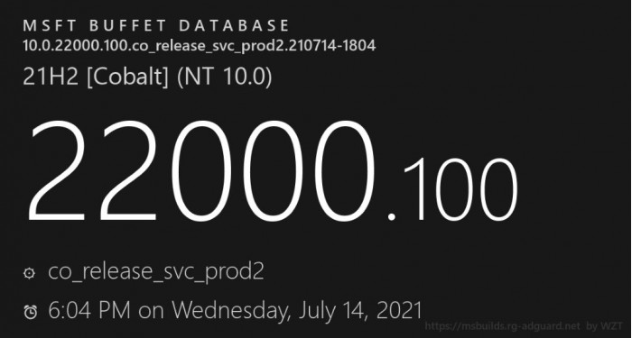 微软Windows 11 Build 22000.100正式版_Windows 11 Build 22000.100 预览版更新_微软Win11 Build 22000.100安装包