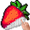 草莓数字填色游戏
