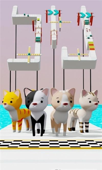 猫咪障碍赛3D游戏最新安卓版图2: