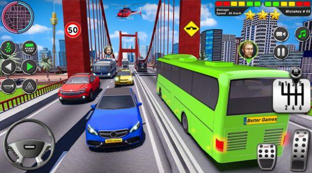 公共汽车驾驶仿真器游戏官方版最新图3: