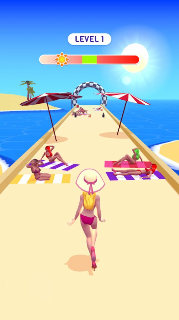 小姐姐沙滩漫步游戏官方最新版图3: