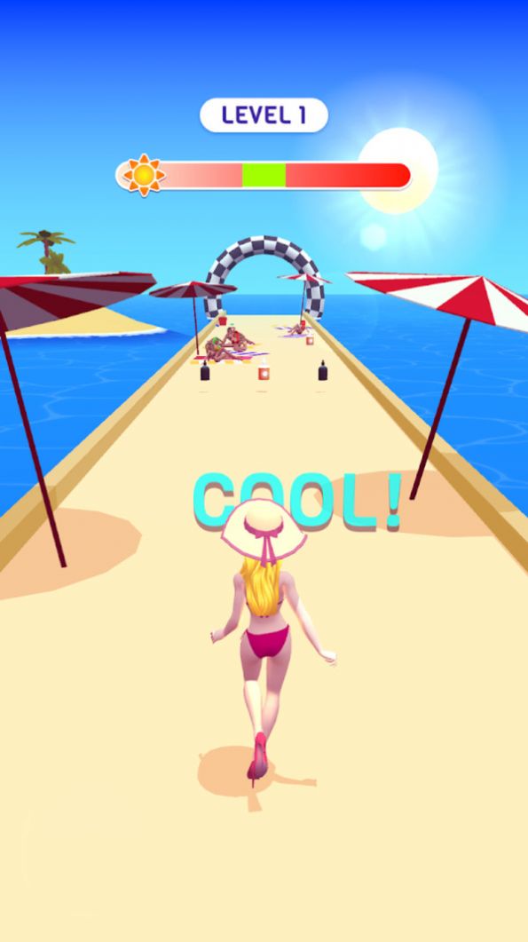 小姐姐沙滩漫步游戏官方最新版图4: