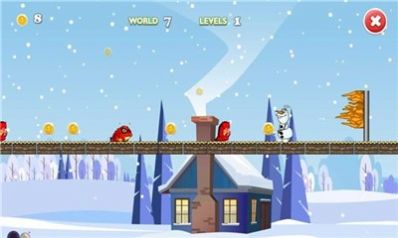 雪人跳跃跑游戏最新版图2: