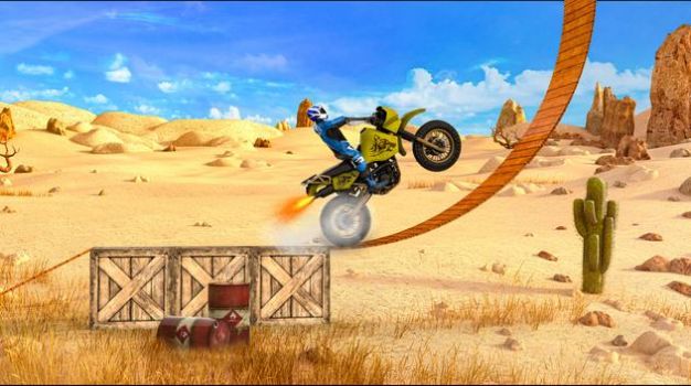 越野车特技摩托车比赛游戏最新版图1: