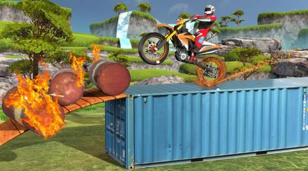 越野车特技摩托车比赛游戏最新版图3: