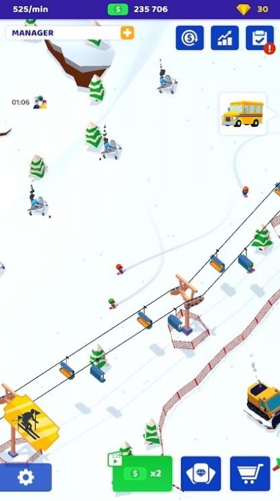 空闲滑雪大亨游戏最新版图3: