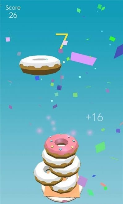 甜甜圈叠叠乐游戏图1