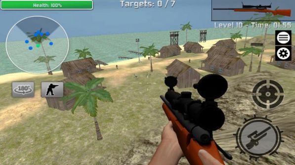 荒岛狙击真实模拟游戏图1