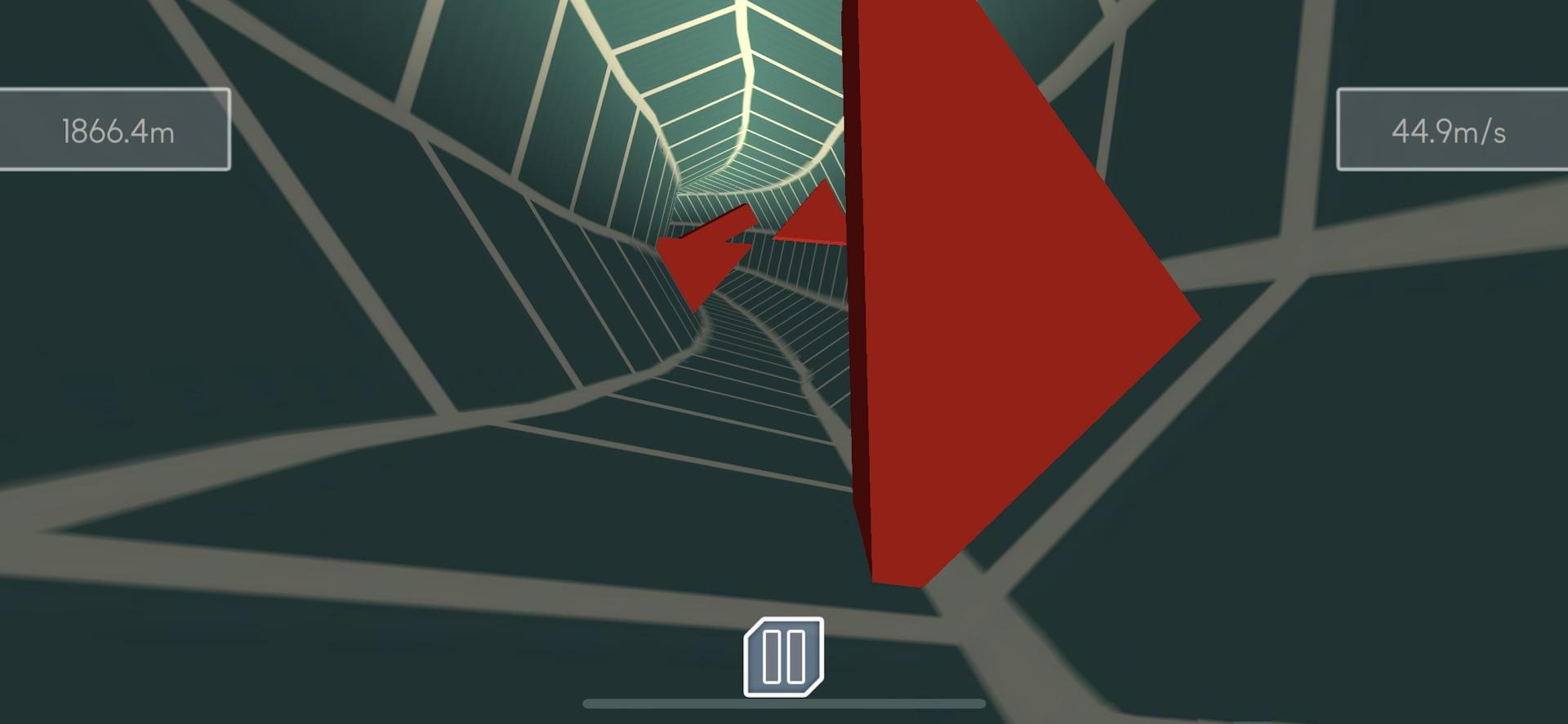无尽隧道冲刺游戏中文版（Infinite Tunnel Rush 3D）图4: