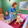 母亲模拟器婴儿护理3D游戏