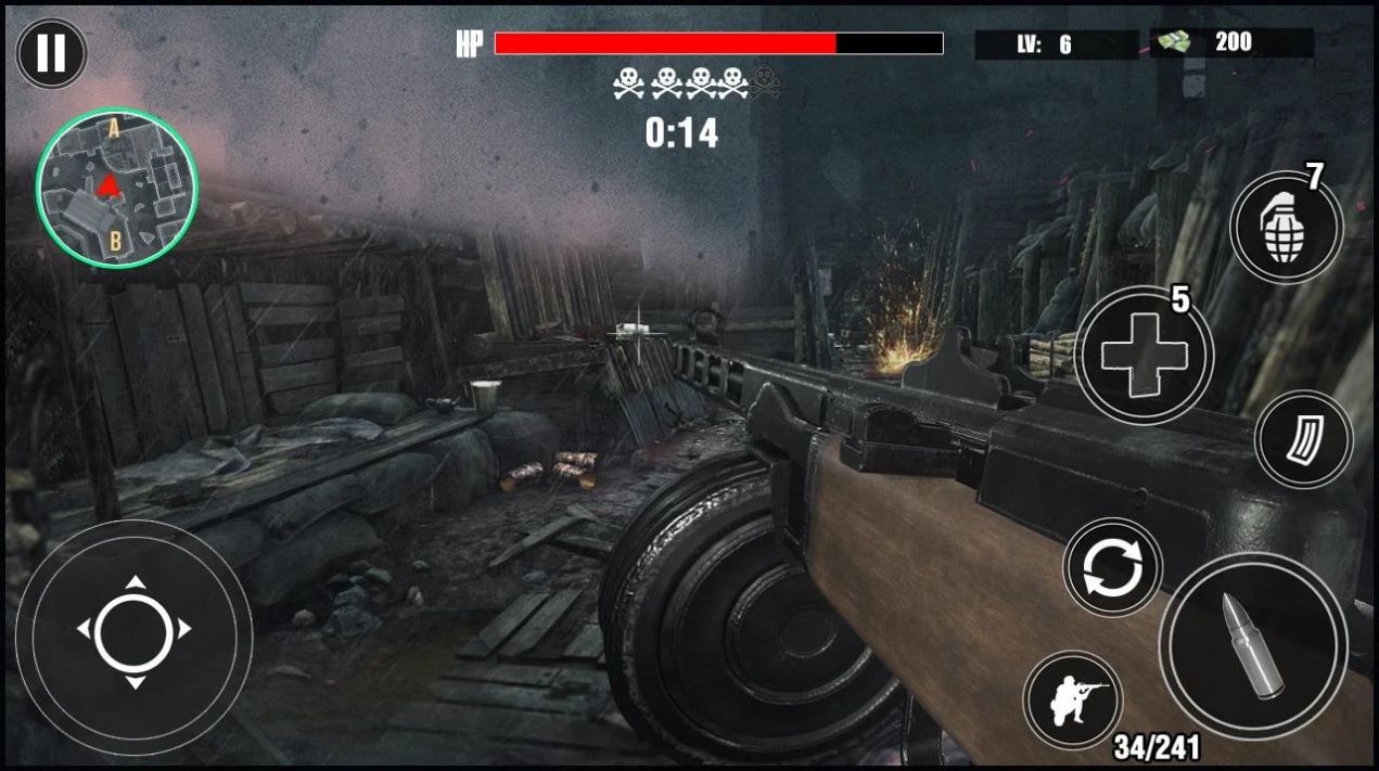 二战炮手枪模拟游戏最新安卓版图1: