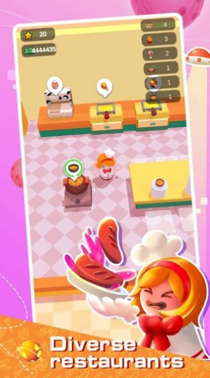 餐厅与烹饪游戏官方手机版图1:
