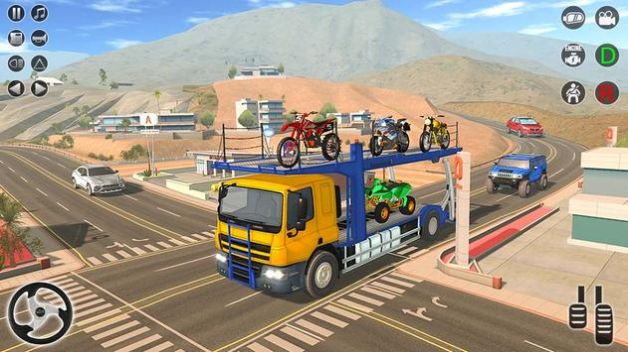 汽车运输卡车货运模拟3d游戏安卓手机版图2: