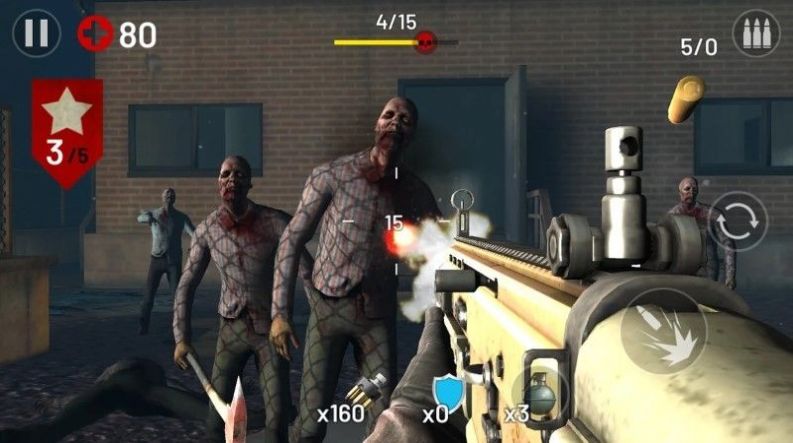 僵尸猎人开火游戏安卓版（Zombie Hunter Fire）图3: