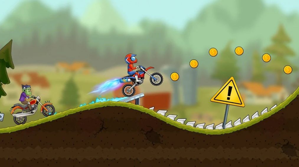 涡轮自行车赛游戏安卓版（Turbo Bike Racing）图2: