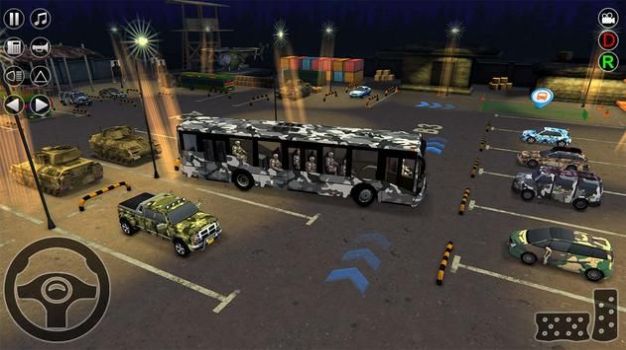 陆军巴士运输车模拟器游戏安卓版（Army Bus Transporter Simulator 2020）图4: