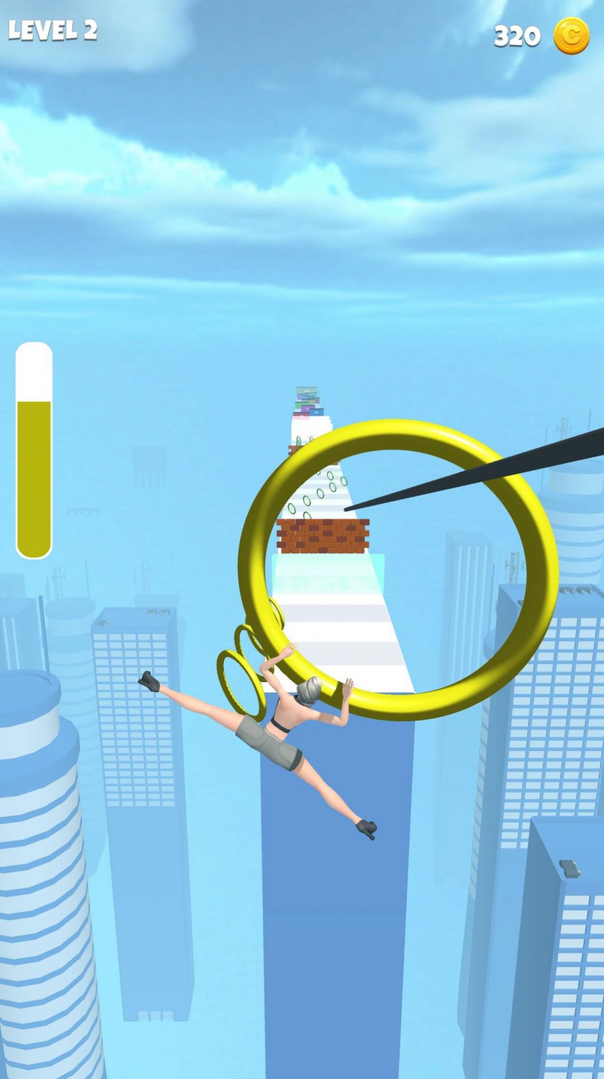 环形流道3D游戏最新版(Hoop Runner 3D)图3:
