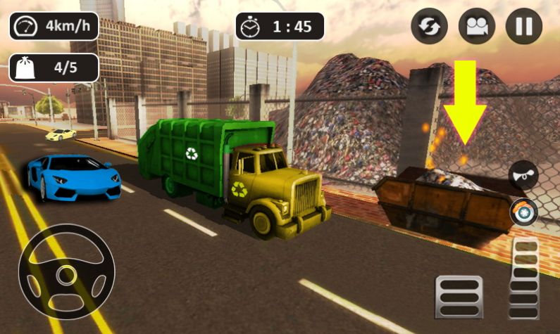 模拟垃圾车扫地游戏官方安卓版图1: