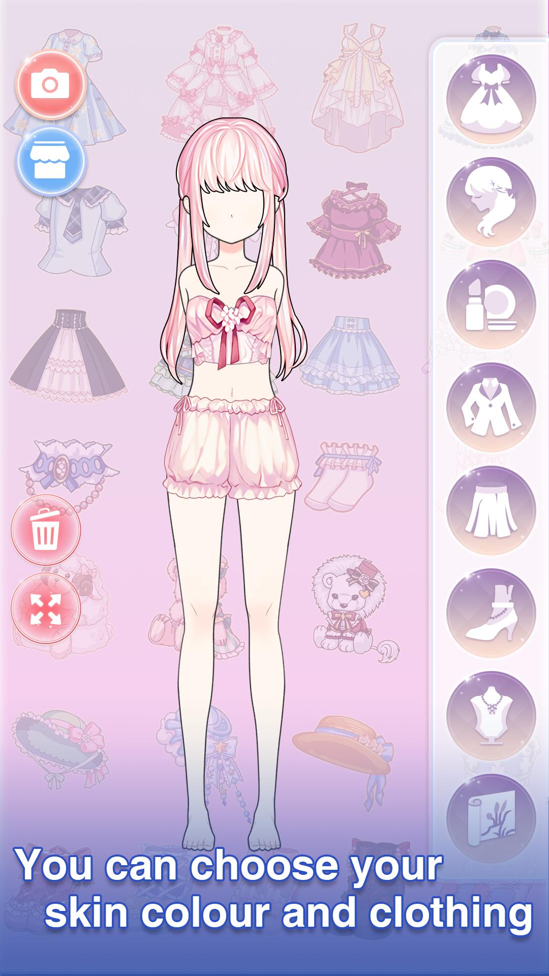 动漫装扮女孩自由公主游戏手机中文版（anime dress up girl free princess）图3:
