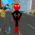 蜘蛛火柴人城市战斗3D游戏