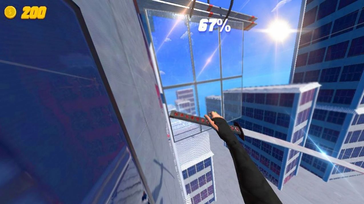 屋顶忍者跑游戏安卓版（Rooftop Run Ninja）图2: