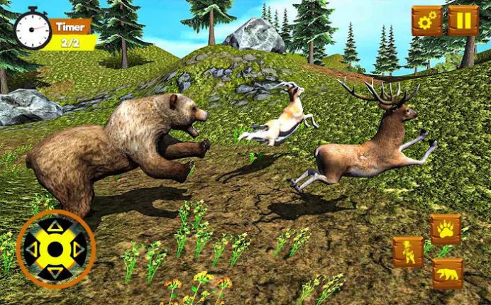 熊模拟器野生动物游戏安卓版（Bear Simulator）图3: