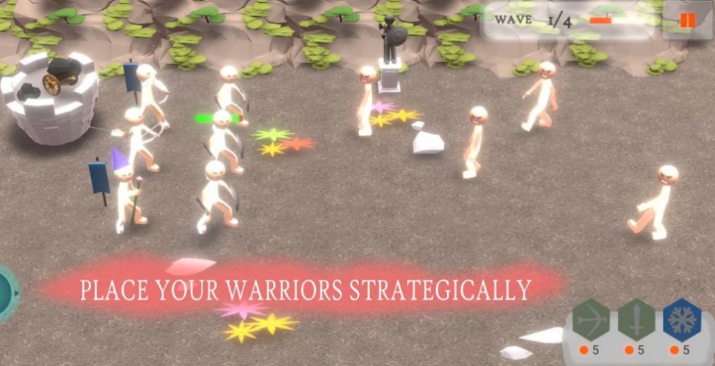 火柴人防御之塔防战场3D游戏安卓版图3: