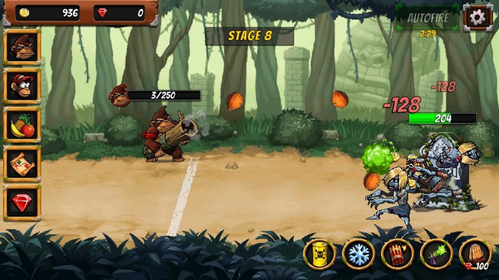 人猿大战僵尸游戏安卓版（Apes vs Zombies）图3:
