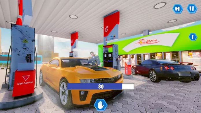 加油站汽车清洗沙龙3D游戏手机版图2: