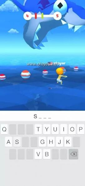 文字鲨鱼3D游戏安卓版（Word Shark 3D）图1: