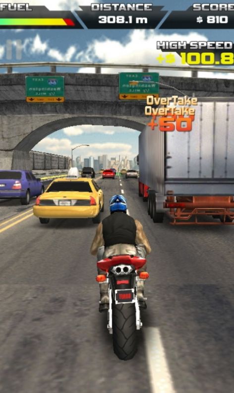 3d摩托车公路骑手游戏最新中文版图1: