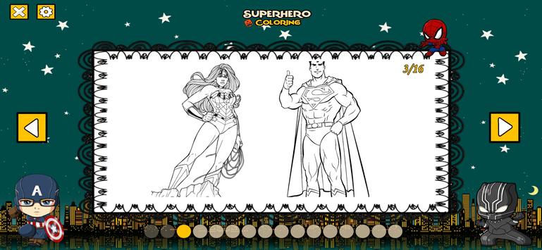 超级英雄色彩游戏安卓版（Superhero Coloring）图3: