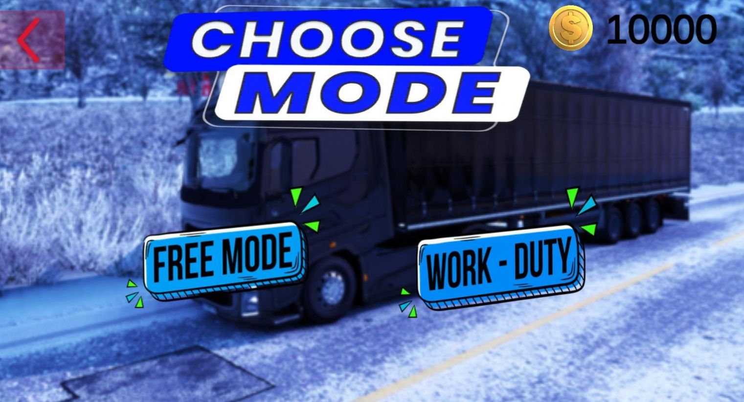 雪山卡车模拟器游戏安卓版（Truck Simulator Snow Mountain）图3: