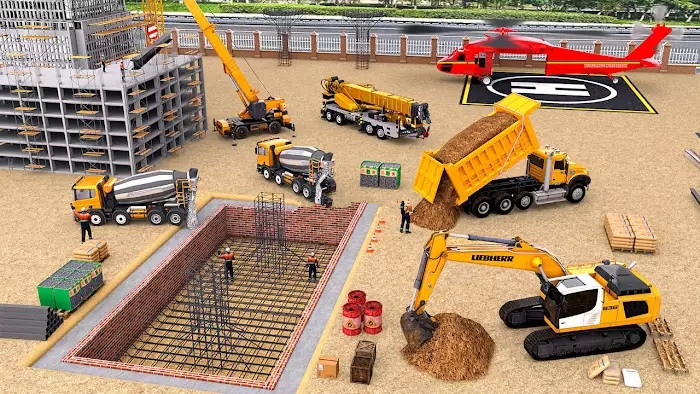 挖掘机房子工作城市游戏安卓版图1: