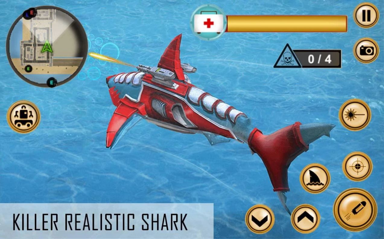 鲨鱼变形金刚模拟器游戏安卓版图4: