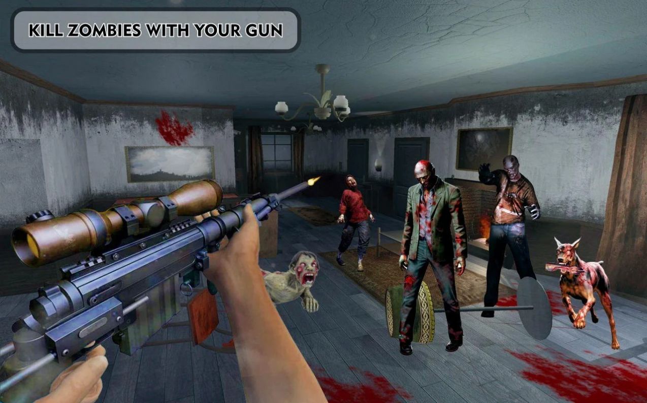 僵尸前线杀手游戏安卓版（Zombies Frontier Dead Killer）图4: