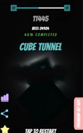立方体地道游戏安卓版（Cube Tunnel）图1: