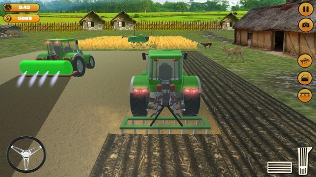 拖拉机司机游戏安卓版（Tractor Driver Farming Simulator）图1: