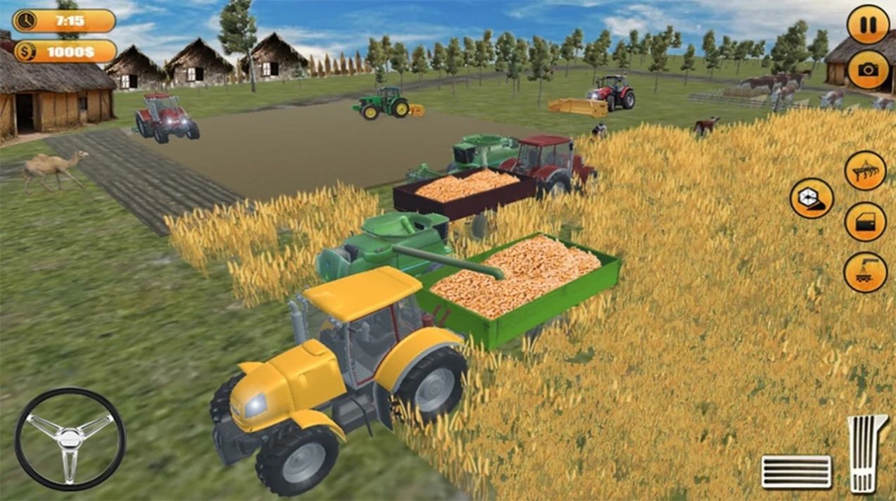 拖拉机司机游戏安卓版（Tractor Driver Farming Simulator）图2: