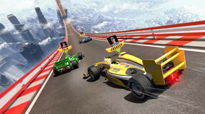 赛车特技方程式游戏安卓版（Formula Car Stunt Racing Games）图1: